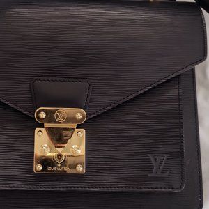 Authentic Louis Vuitton Monceau Epi Leather Handbag